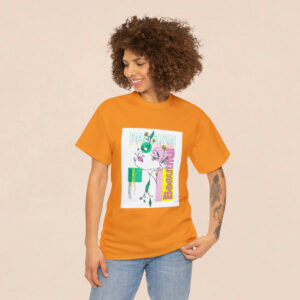 Women's Beautiful Passion Printed T-shirt - Tennessee Orange