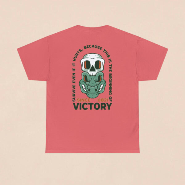 Men's Empowering Victory Back Printed T-shirt - Image 3