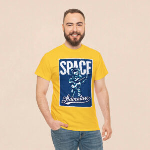 Men's Daisy Space Adventurous Printed T-shirt