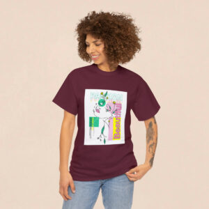 Women's Beautiful Passion Printed T-shirt - Maroon