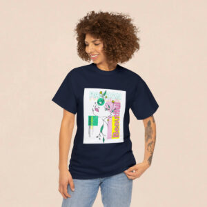 Women's Beautiful Passion Printed T-shirt - Navy