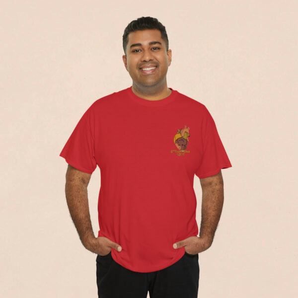 Men's Repaired Heart backside Printed T-shirt - Image 2