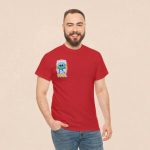Men's Red Stay Cool Printed T-shirt
