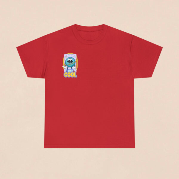 Men's Red Stay Cool Printed T-shirt - Image 2
