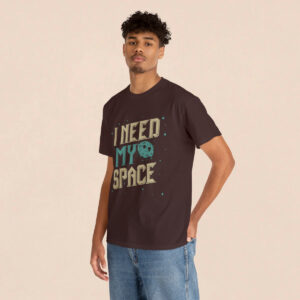 Men's Russet Need My Space Printed T-shirt
