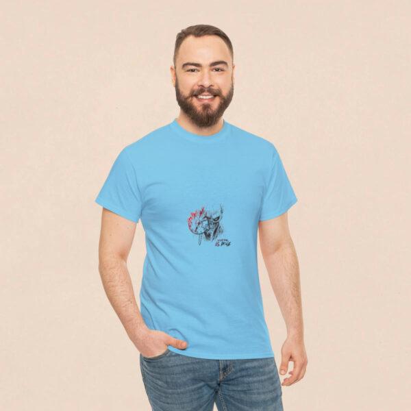 Men's Sky Skull Time is Done Back Printed T-shirt - Image 4
