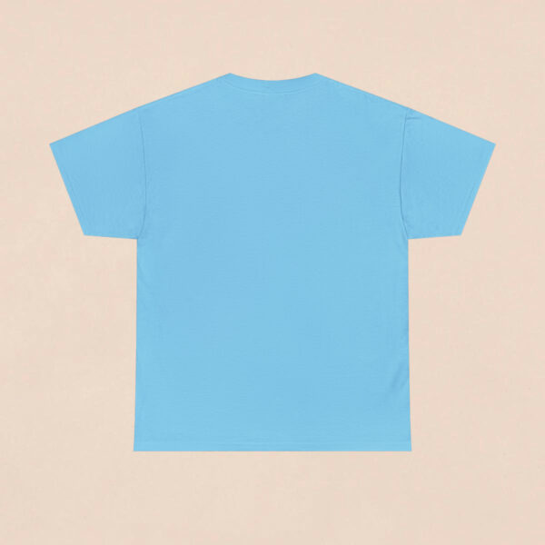Men's Sky Blue Moon Background Printed T-shirt - Image 3