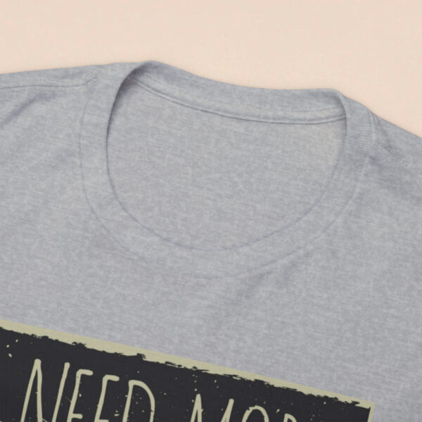 Men's Sports Grey Need More Space Printed T-shirt - Image 5