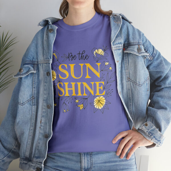 Women's Be Sunshine Printed T-shirt - Violet - Image 6