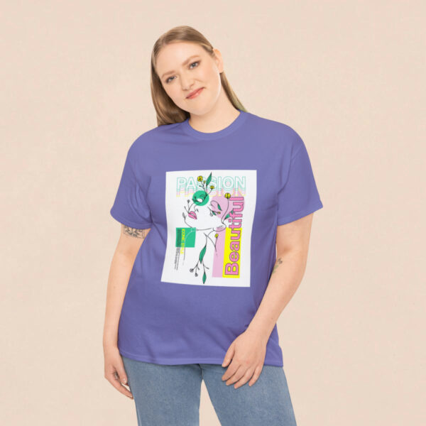 Women's Beautiful Passion Printed T-shirt - Violet - Image 4