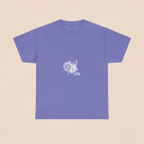 Men's Lavender Skull Time is Done Back Printed T-shirt - Image 2