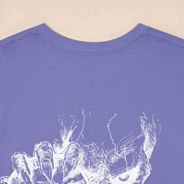 Men's Lavender Skull Time is Done Back Printed T-shirt - Image 6