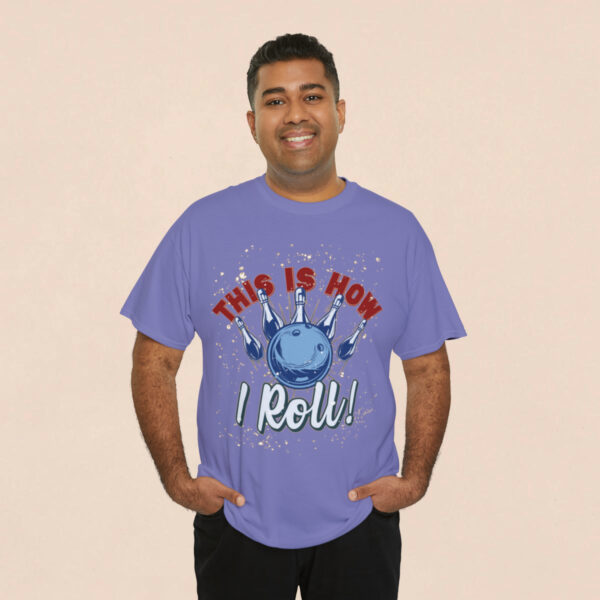 Men's Lavender How I Roll Printed T-shirt