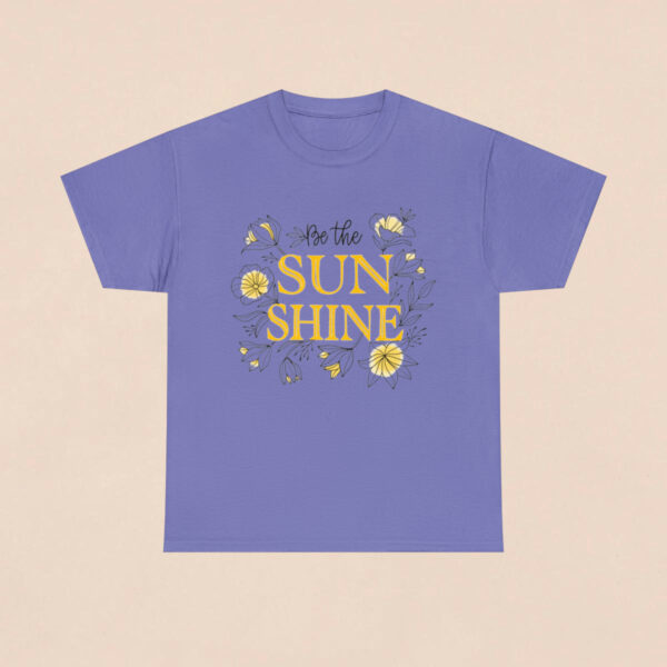 Women's Be Sunshine Printed T-shirt - Violet
