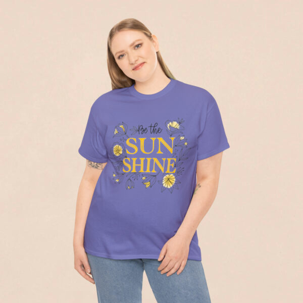 Women's Be Sunshine Printed T-shirt - Violet - Image 4