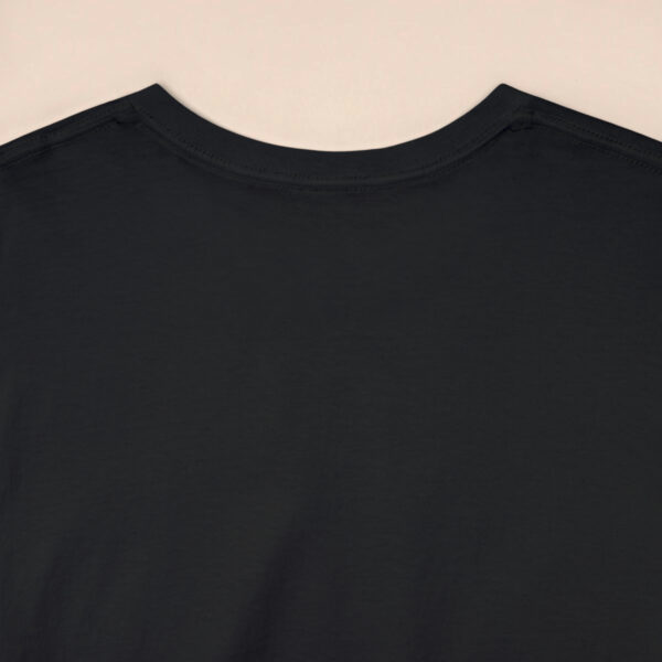 Men's Black Flatten Curve Printed T-shirt - Image 6