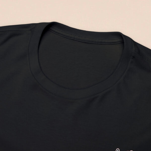 Men's Black Back Printed Kitsune Face T-shirt - Image 5