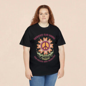 Women's Motivational Quote Printed T-shirt - Black