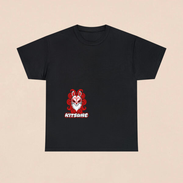 Men's Kitsune Mask Back Printed T-shirt - Image 2