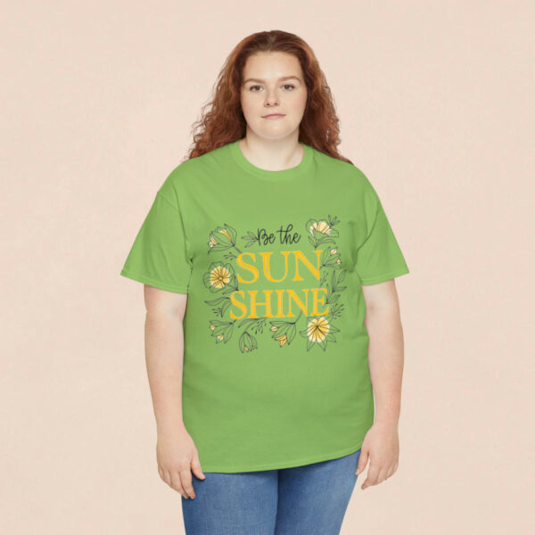 Women's Be Sunshine Printed T-shirt - Lime - Image 5