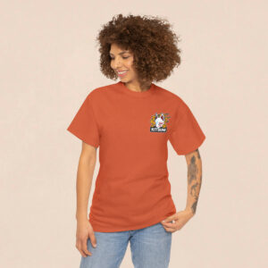 Women's Sunset Back Kitsune Printed Tshirt