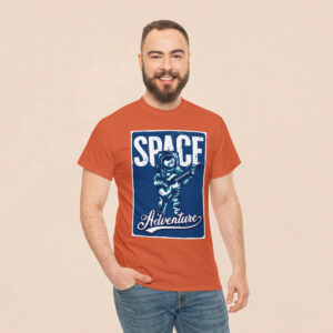 Men's Sunset Space Adventurous Printed T-shirt