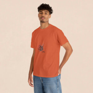 Men's Sunset Skull Time is Done Back Printed T-shirt