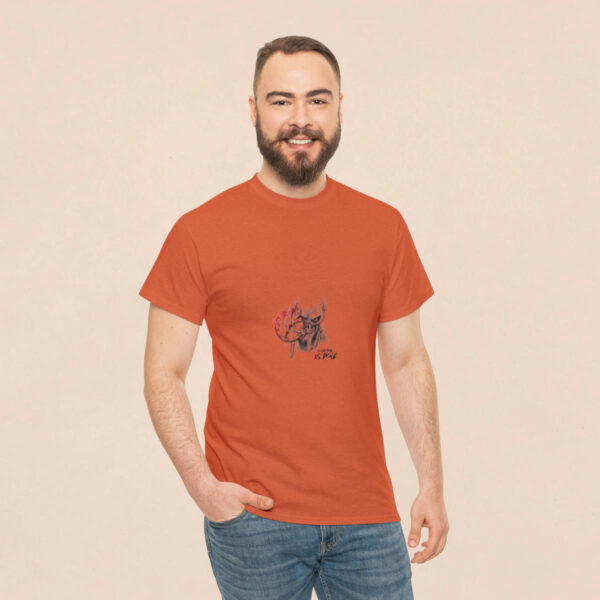 Men's Sunset Skull Time is Done Back Printed T-shirt - Image 4