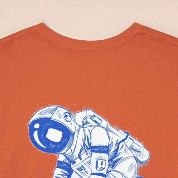 Men's Sunset Back Printed Astronaut Riding Cycling T-shirt - Image 5