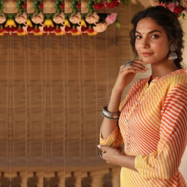 Lehariya Kota Doria Kurti - Image 4