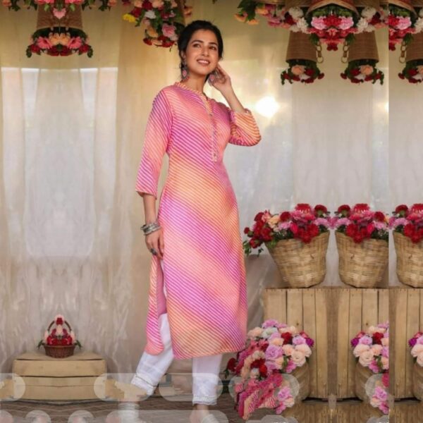 Lehariya Kota Doria Kurti - Image 2