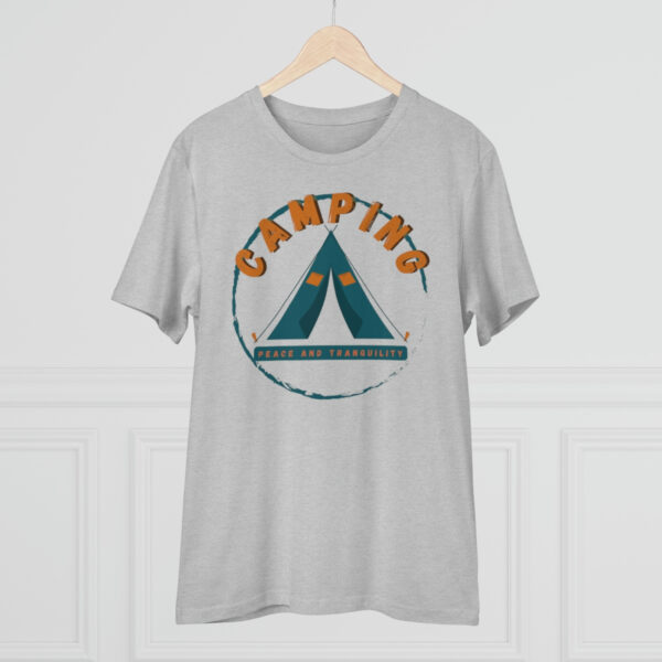 Camping Organic T-shirt - Unisex - Heather Grey