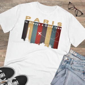 Paris City of Love Organic T-shirt - Unisex