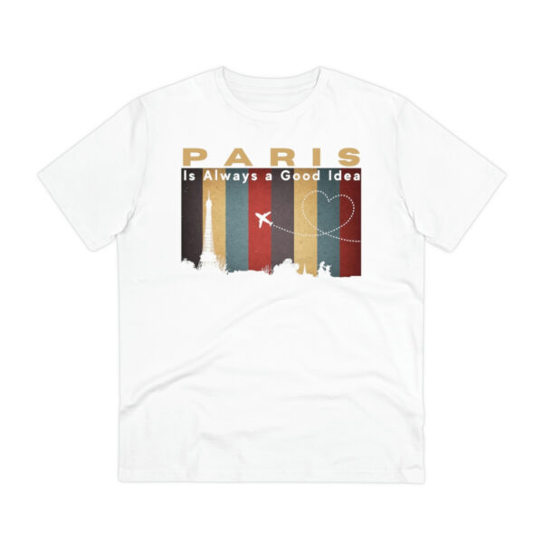 Paris City of Love Organic T-shirt - Unisex - Image 2