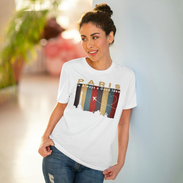 Paris City of Love Organic T-shirt - Unisex - Image 6