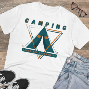 Camping & Nature Organic T-shirt - Unisex - White