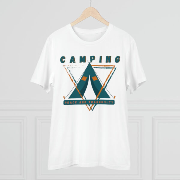 Camping & Nature Organic T-shirt - Unisex - White - Image 4