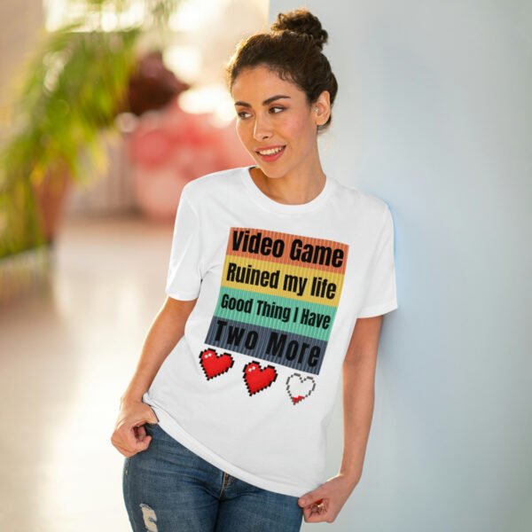 I Have Two More Organic T-shirt - Unisex - White - Image 6
