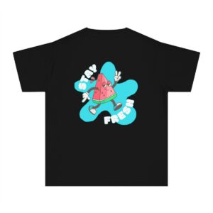Kid's Stay Fresh Printed T-shirt - Black