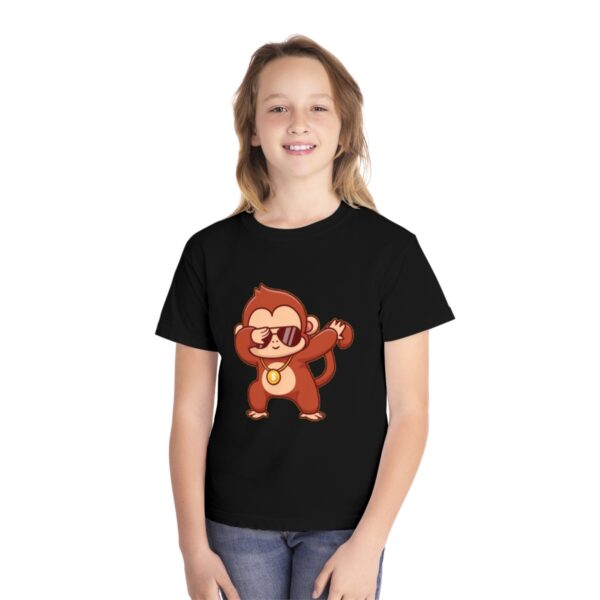 Kid's Monkey Dancing Printed Tshirt - Black