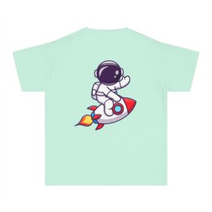 Kid's Astronaut and Rocket Back Printed T-shirt - Island Reef