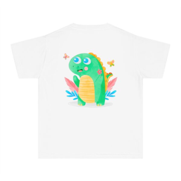 Kid' s Dinosaur Printed Tshirt - White - Image 3