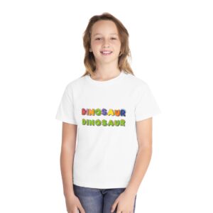Kid' s Dinosaur Printed Tshirt - White