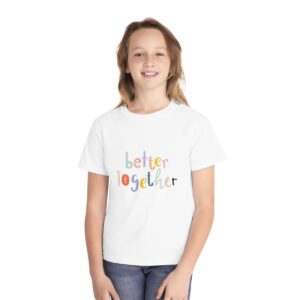 Kid's White Better Together Printed T-shirt