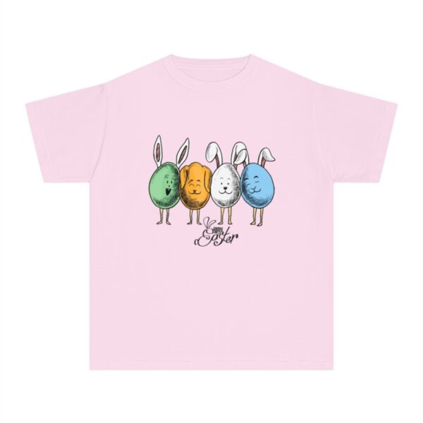 Kid's Happy Easter Printed T-shirt - Blossom - Image 2