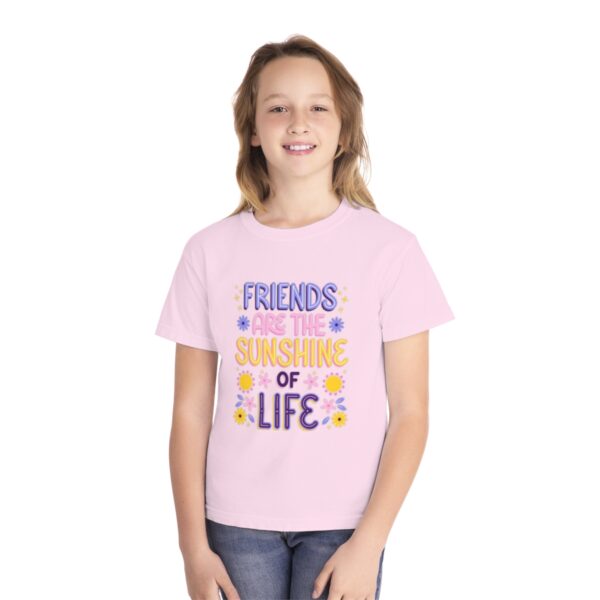 Kid's Friends Are Sunshine Printed T-shirt - Blossom
