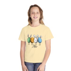 Kid's Happy Easter Printed T-shirt - Butter