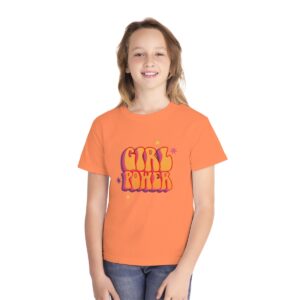 Girl Power Printed T-shirt - Melon