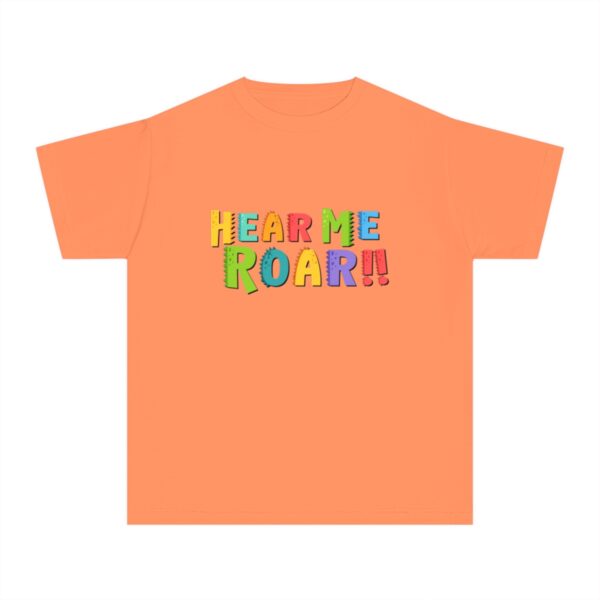 Kid's Hear Me Roar Printed T-shirt - Melon - Image 2