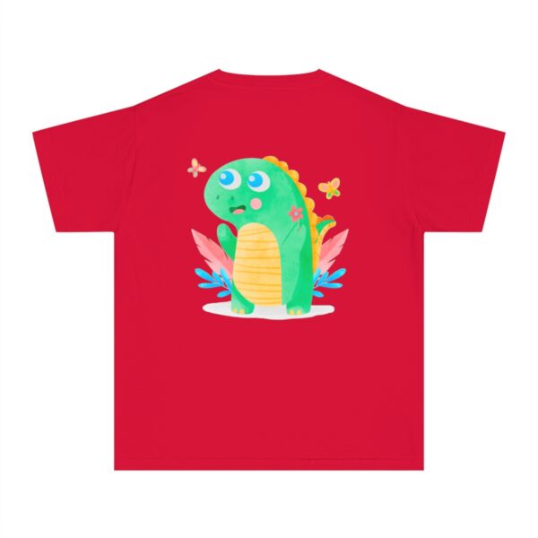 Kid' s Dinosaur Printed Tshirt - Red - Image 3